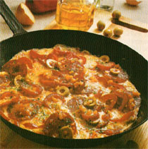 pastirmali omlet