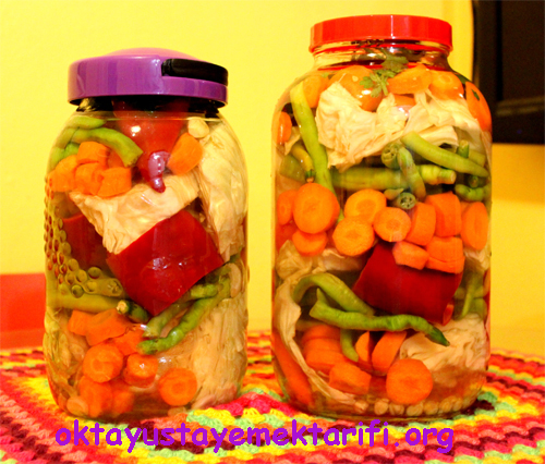 Karışık Turşu Yapılışı