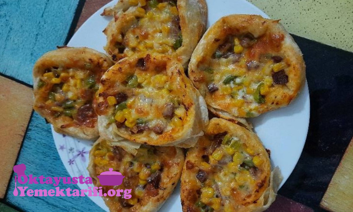Hazır Yufkadan Pizza Börek