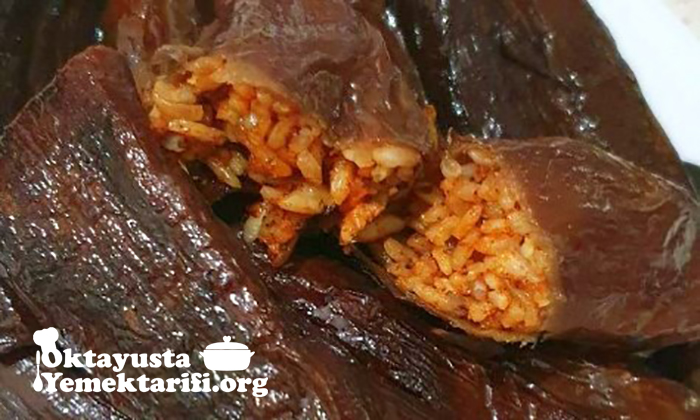 Kuru Patlıcan Dolması Tarifi