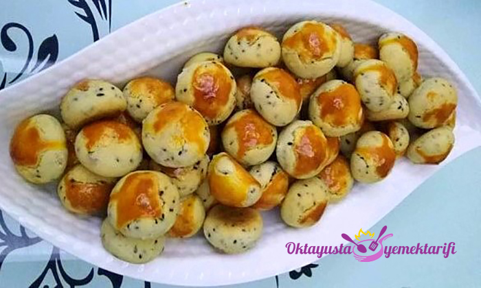 Lokmalık Çörekotlu Kurabiye Tarifi