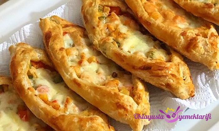 Tavuklu Milföy Pide Tarifi