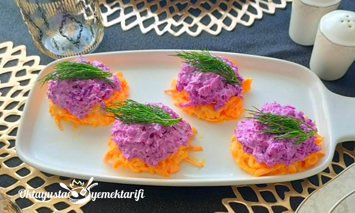 Havuç Ve Mor Lahana Tarator Tarifi