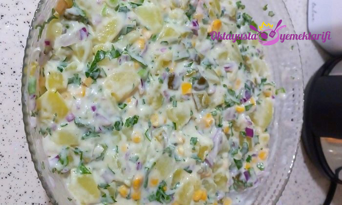 Soslu Patates Salatası Tarifi